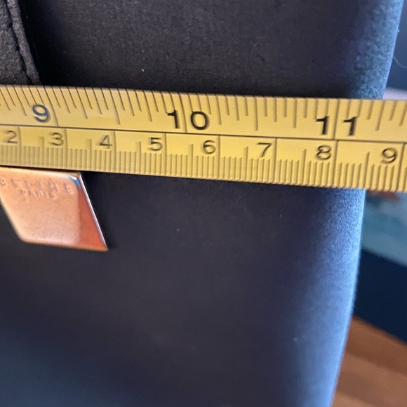 CELINE Paris Black Tote Shoulder Bag with Gold Plates Classic Authenticated - Picture 15 of 16